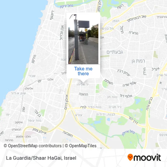 La Guardia/Shaar HaGai map