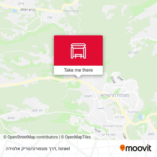 דרך מונפורט/טריק אלסידה map