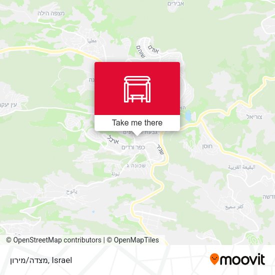 Карта מצדה/מירון