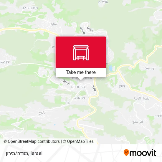 Карта מצדה/מירון