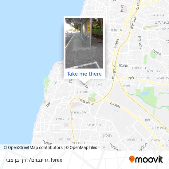 גרינבוים/דרך בן צבי map