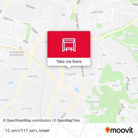 Карта רחוב 117/רחוב 12