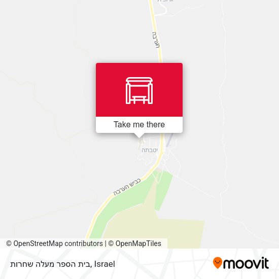 בית הספר מעלה שחרות map