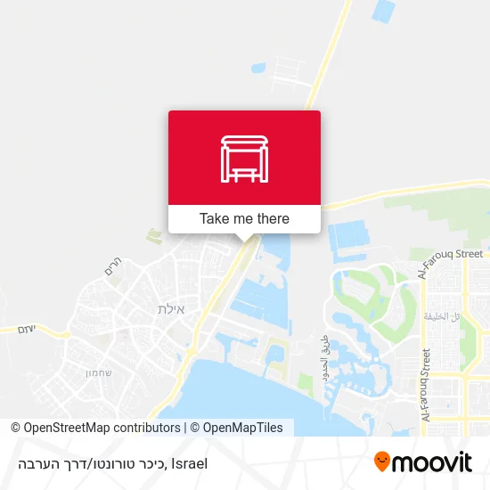 Карта כיכר טורונטו/דרך הערבה