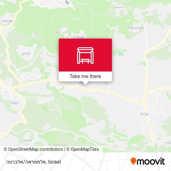 אלמסראה/אלברווה map