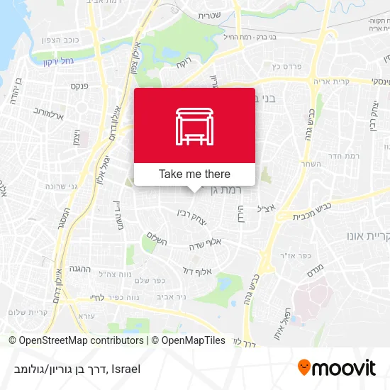Карта דרך בן גוריון/גולומב