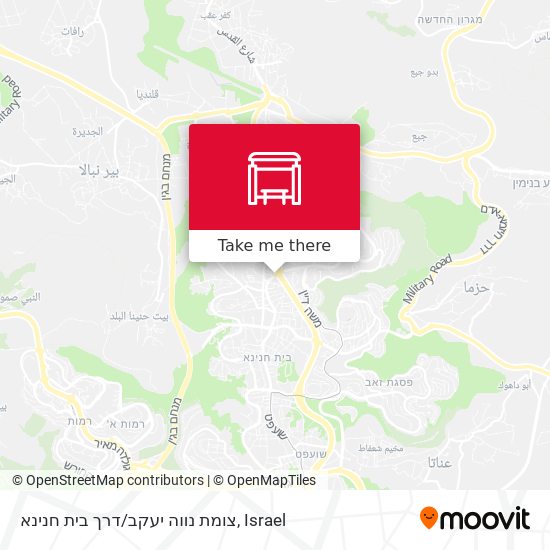 צומת נווה יעקב/דרך בית חנינא map