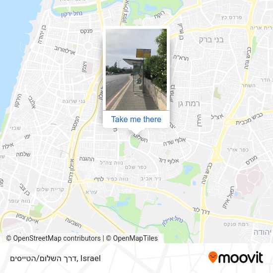דרך השלום/הטייסים map