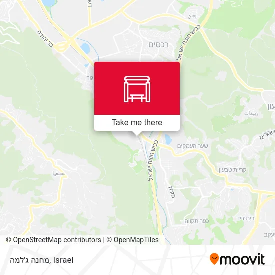 Карта מחנה ג'למה