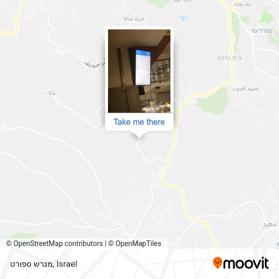מגרש ספורט map