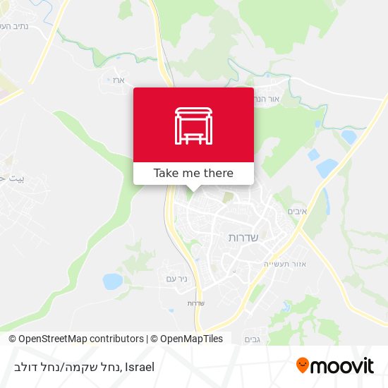 נחל שקמה/נחל דולב map