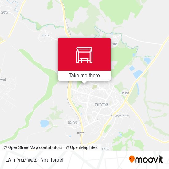 נחל הבשור/נחל דולב map