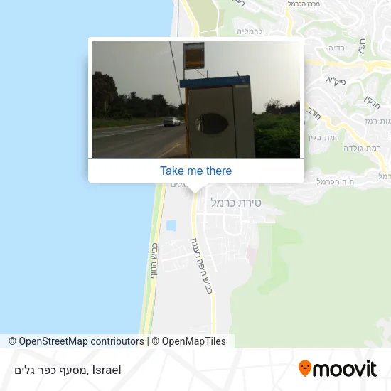 Карта מסעף כפר גלים
