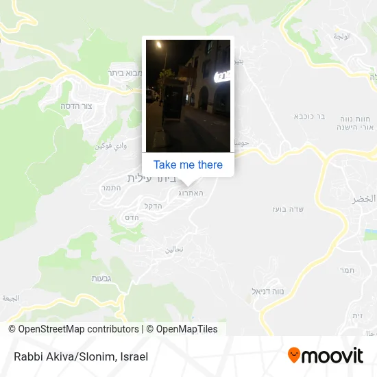 Rabbi Akiva/Slonim map