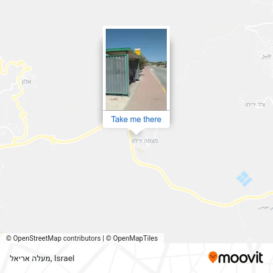 Карта מעלה אריאל