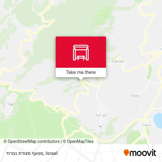 מסעף מצודת נמרוד map