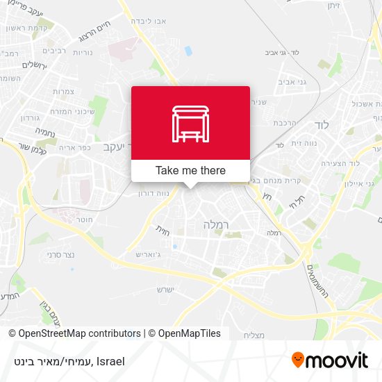 עמיחי/מאיר בינט map