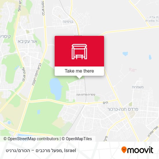 מפעל מרכבים – הכורם/גרניט map