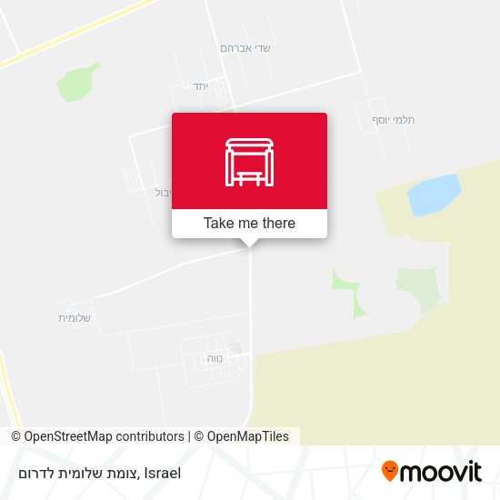 צומת שלומית לדרום map