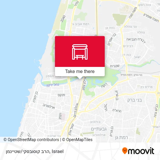 Карта הרב קוסובסקי/שטיינמן