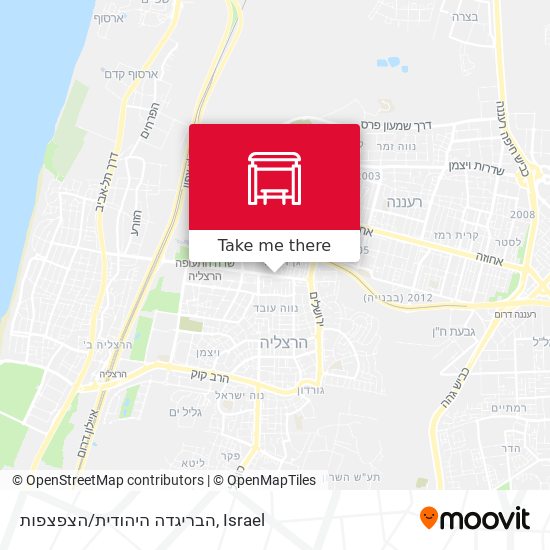 הבריגדה היהודית/הצפצפות map