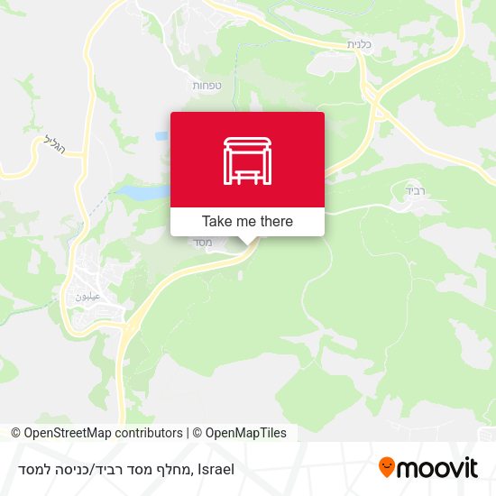 מחלף מסד רביד/כניסה למסד map