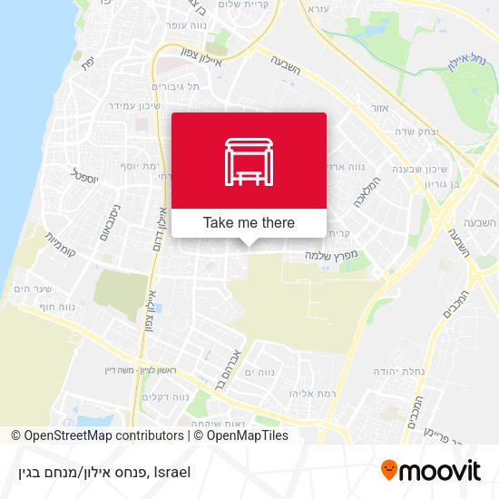 פנחס אילון/מנחם בגין map