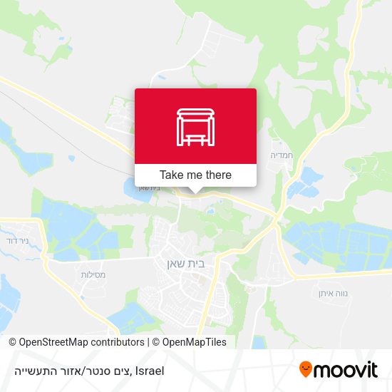 צים סנטר/אזור התעשייה map