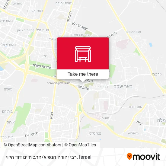 Карта רבי יהודה הנשיא / הרב חיים דוד הלוי