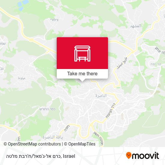 כרם אל-ג'מאל/ח'רבת מלטה map