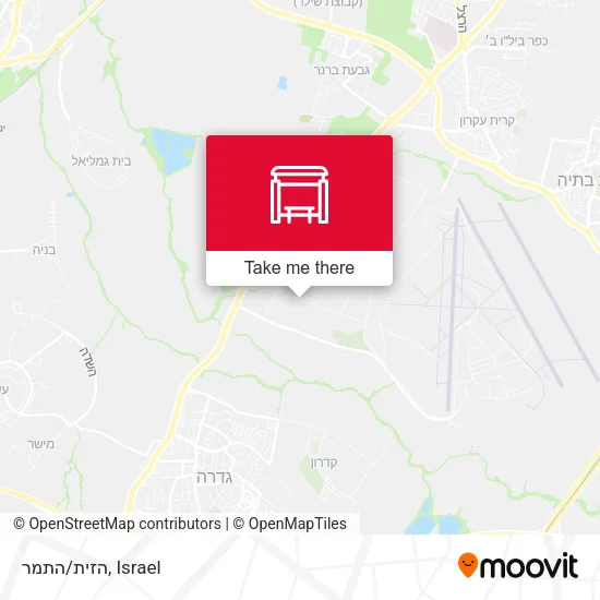 Карта הזית/התמר