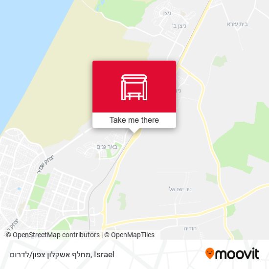 מחלף אשקלון צפון/לדרום map
