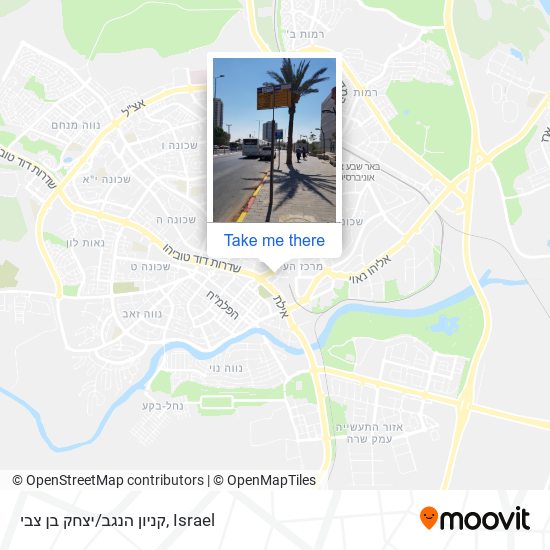 קניון הנגב/יצחק בן צבי map