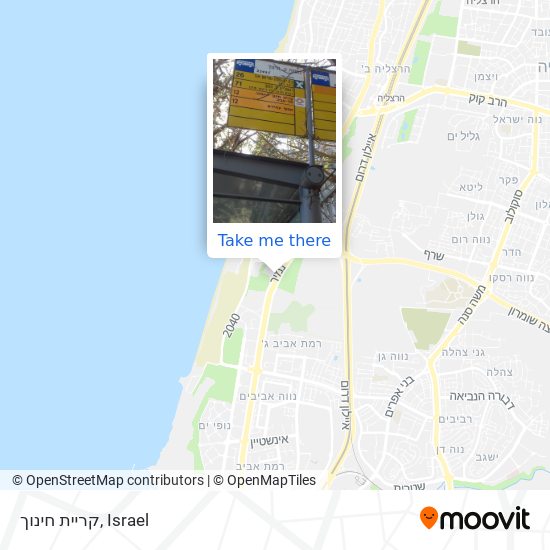 קריית חינוך map