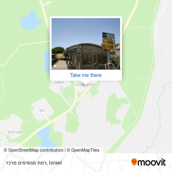 Карта רמת מגשימים מרכז