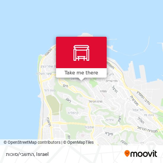 התשבי/סוכות map