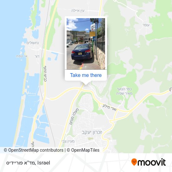 מד''א פוריידיס map