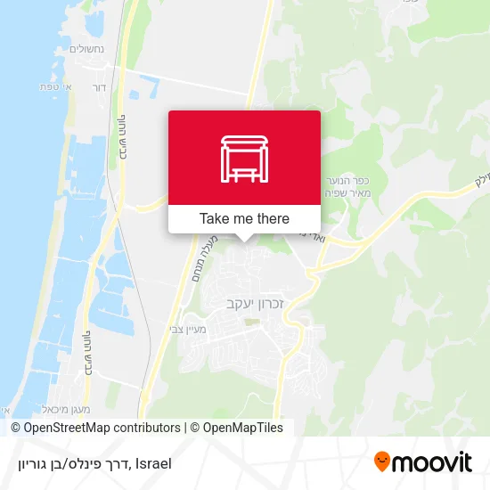 Карта דרך פינלס/בן גוריון