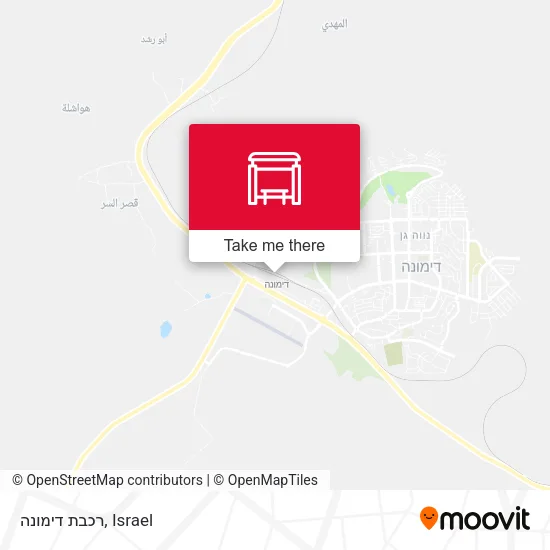 Карта רכבת דימונה