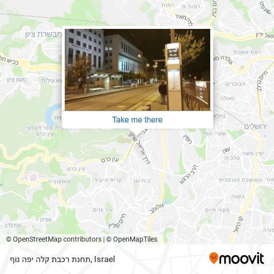 תחנת רכבת קלה יפה נוף map
