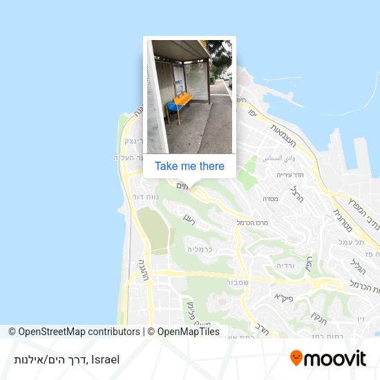 דרך הים/אילנות map