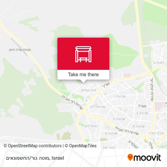 מוטה גור/החשמונאים map