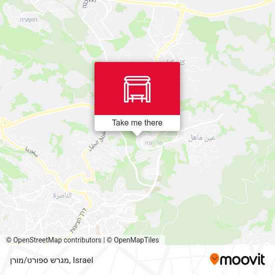 מגרש ספורט/מורן map