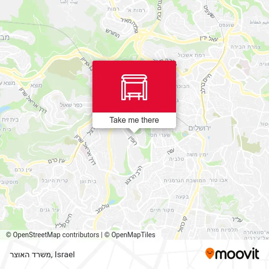 Карта משרד האוצר