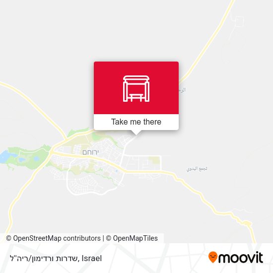 שדרות ורדימון/ריה''ל map