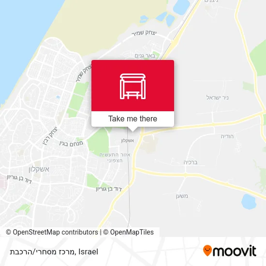 Карта מרכז מסחרי/הרכבת