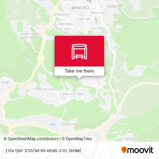 הרב מנחם פורוש/הרב יוסף עזרן map