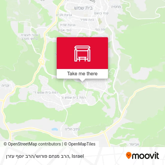 Карта הרב מנחם פורוש/הרב יוסף עזרן