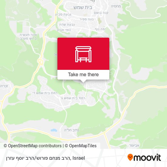 הרב מנחם פורוש/הרב יוסף עזרן map