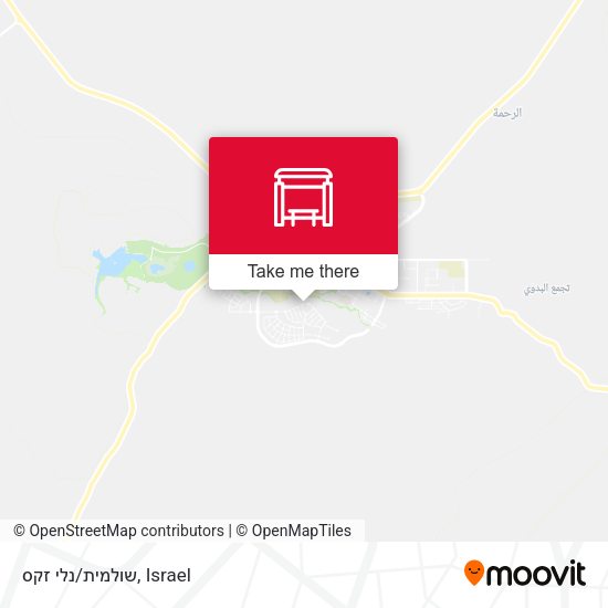 שולמית/נלי זקס map